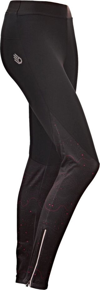 Dámské zimní sportovní kalhoty SENSOR Dots černá/růžová Barva: černá, Velikost: M