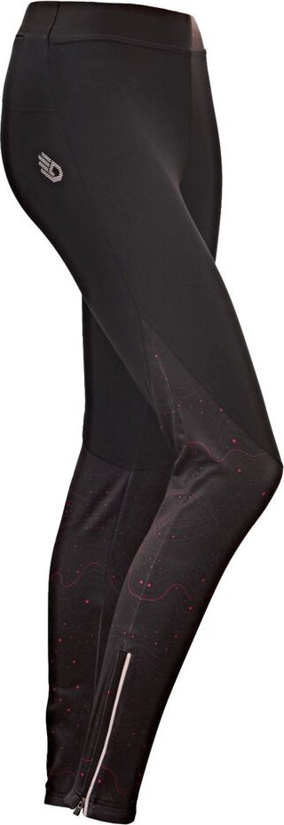 Dámské zimní sportovní kalhoty SENSOR Dots černá/růžová Velikost: L, Barva: růžová