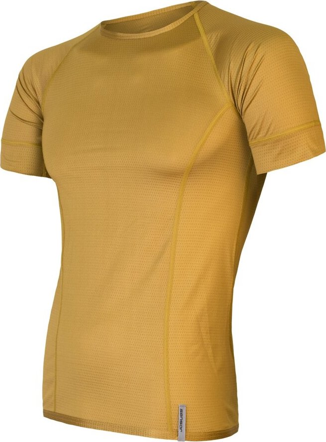 Pánské funkční triko SENSOR Coolmax Tech mustard Velikost: XL, Barva: žlutá