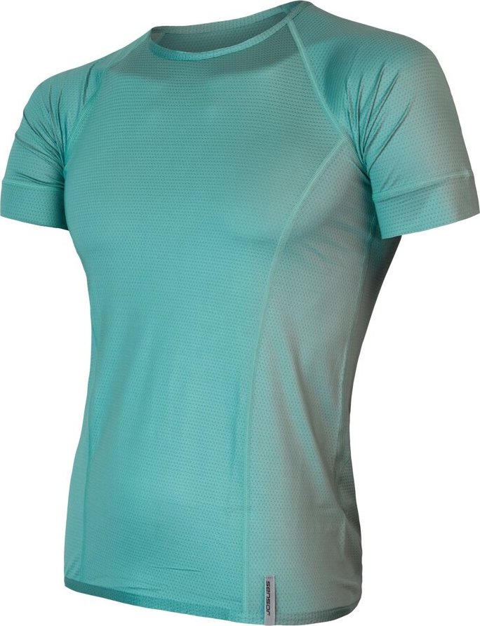 Pánské funkční triko SENSOR Coolmax Tech mint Velikost: XL, Barva: Zelená