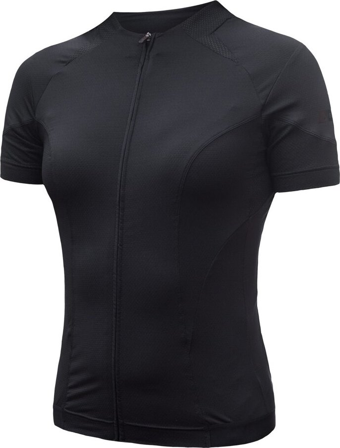 Dámský cyklistický dres SENSOR Coolmax Race true black Velikost: M, Barva: černá