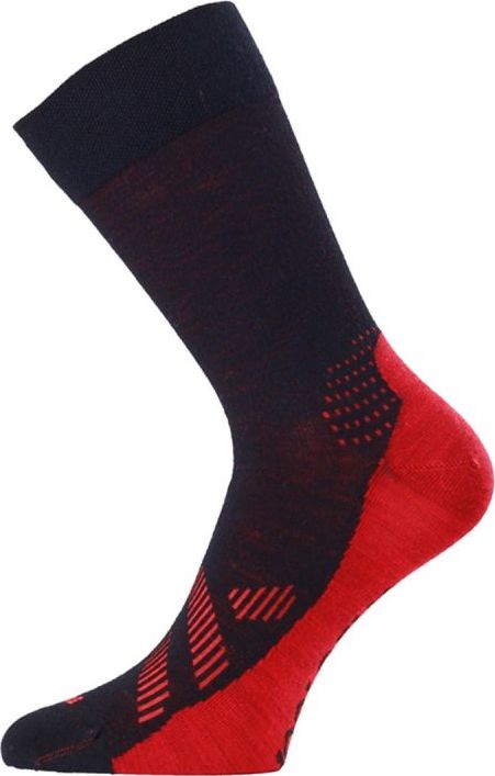 Merino ponožky LASTING Fwj černé Velikost: (46-49) XL