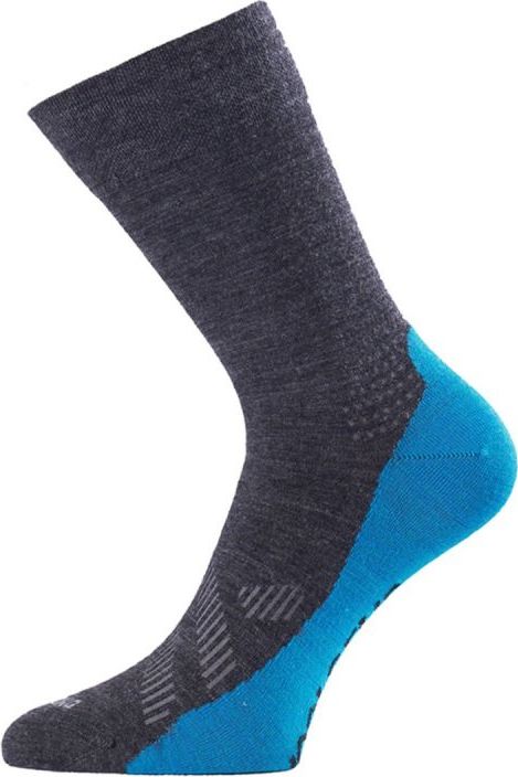 Merino ponožky LASTING Fwj šedé Velikost: (46-49) XL