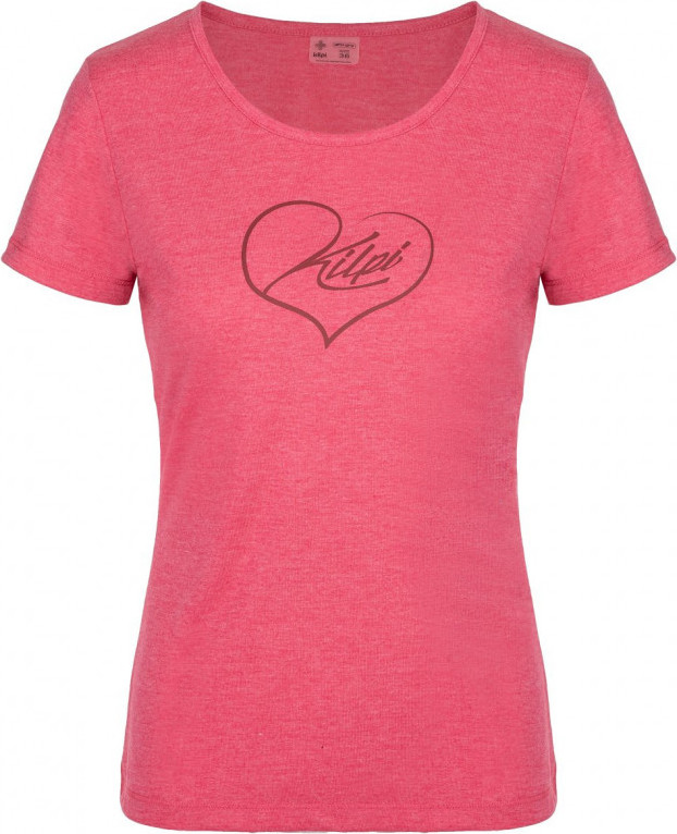 Dámské outdoorové tričko KILPI Garove-w růžová Velikost: 36