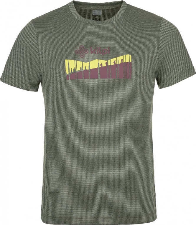 Pánské outdoorové tričko KILPI Giacinto-m khaki Velikost: S
