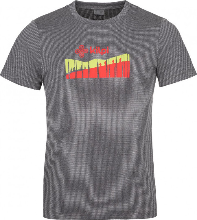 Pánské outdoorové tričko KILPI Giacinto-m tmavě šedá Velikost: M