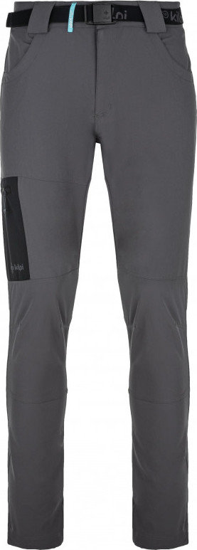 Pánské outdoorové kalhoty KILPI Ligne-m tmavě šedá Velikost: XS