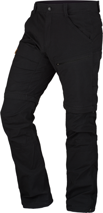 Pánské funkční kalhoty 2v1 NORTHFINDER Johnny černé Velikost: XL