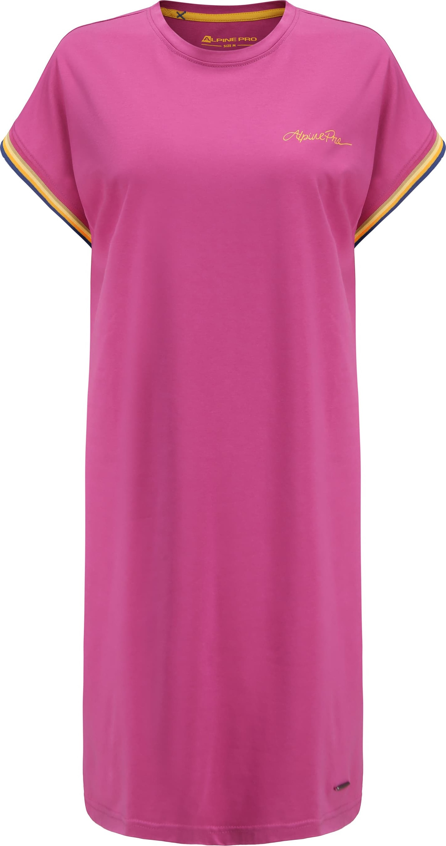 Dámské letní šaty ALPINE PRO Manora růžové Velikost: XS