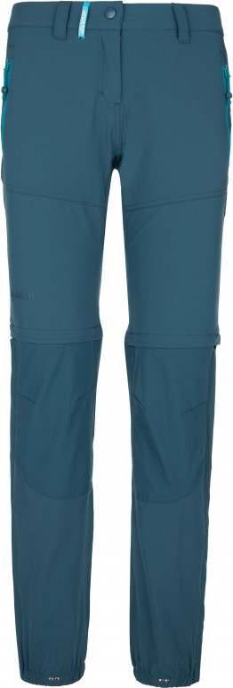 Dámské outdoorové kalhoty KILPI Hosio modré Velikost: 38