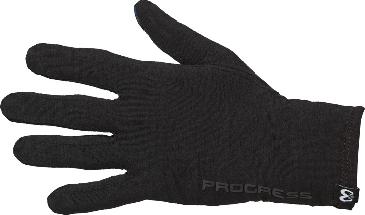 Merino rukavice PROGRESS černá Velikost: L