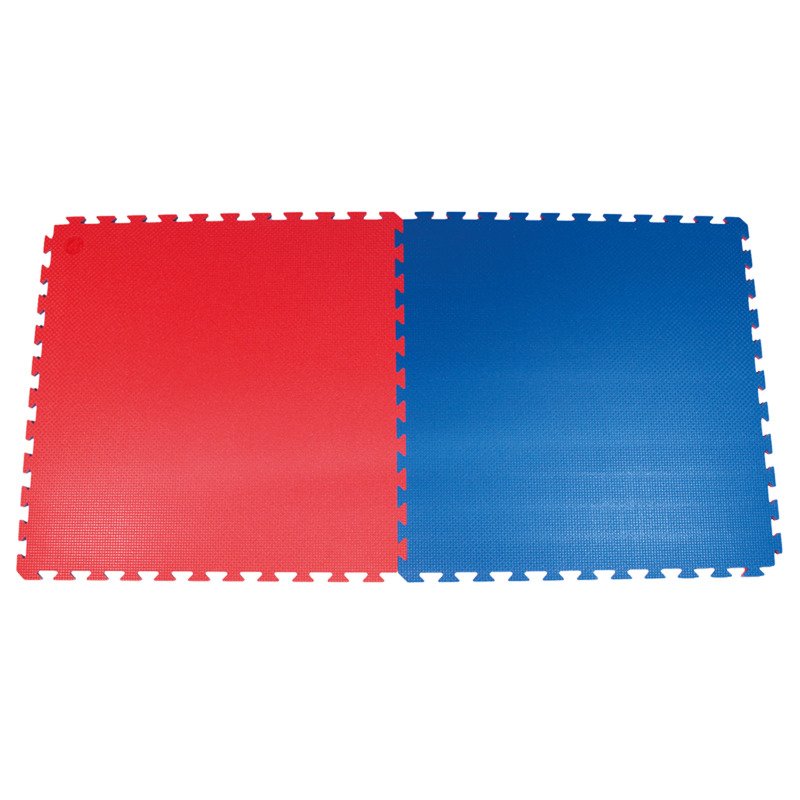 Sportovní podložka YATE Tatami Eva 40 červená/modrá 1x1 m - 4 cm