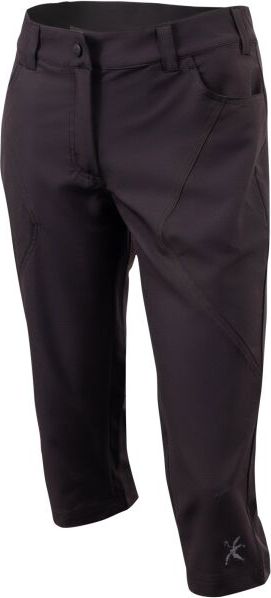 Dámské 3/4 outdoorové kalhoty KLIMATEX Paige černá Velikost: XS