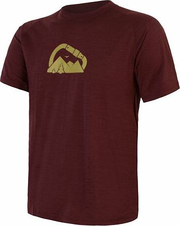 Pánské merino triko SENSOR Air Pt Summit port red Barva: červená, Velikost: XXL