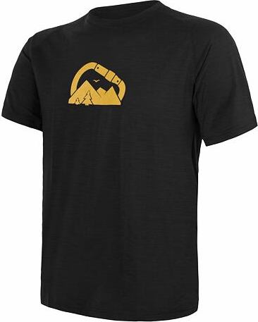 Pánské merino triko SENSOR Air Pt Summit černá Barva: černá, Velikost: M