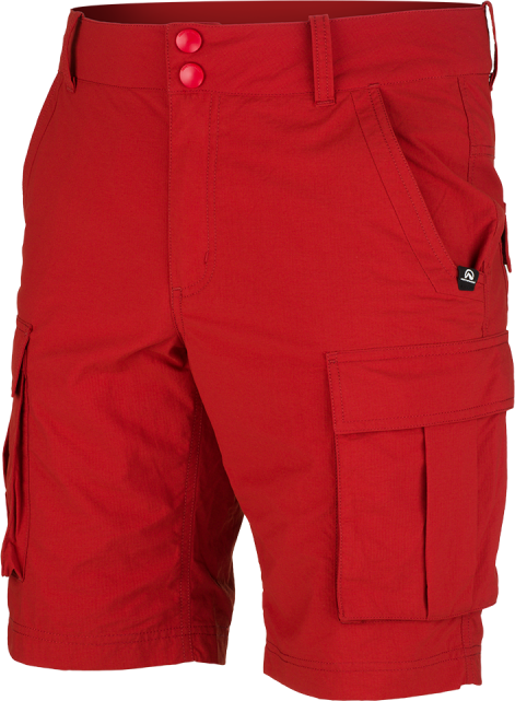 Pánské rychleschnoucí šortky NORTHFINDER Houston červené Velikost: S