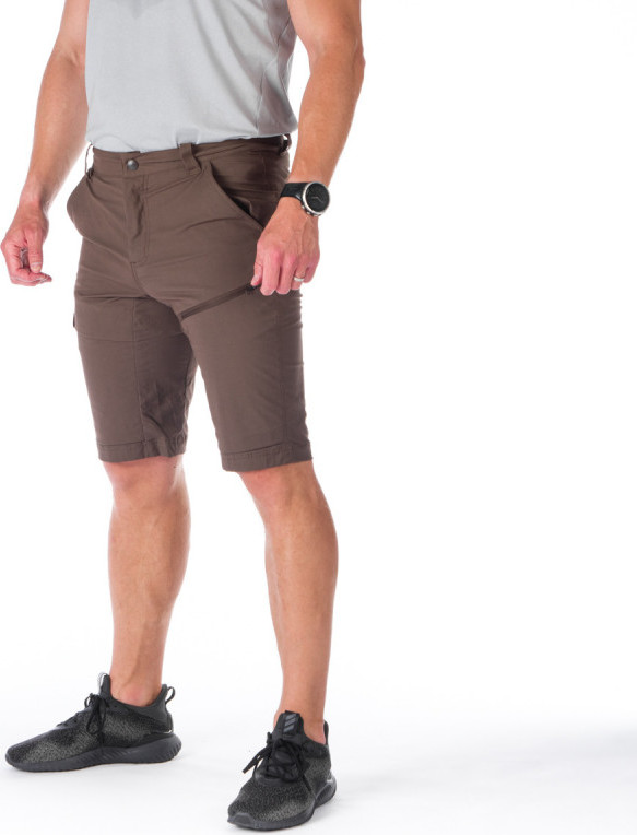 Pánské outdoorové šortky NORTHFINDER Lucas hnědé Velikost: 2XL