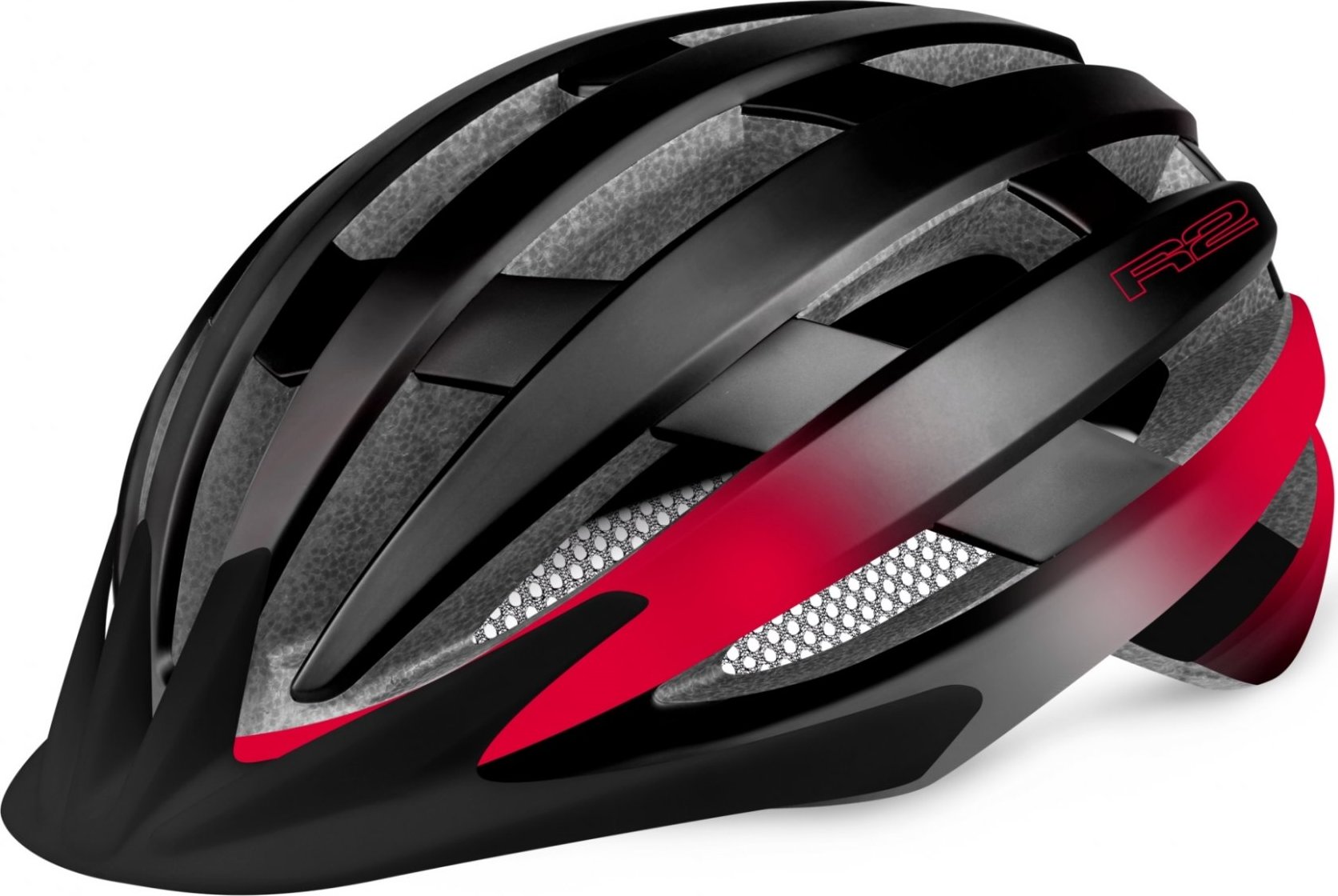 Cyklistická helma R2 Ventu černá/červená Velikost: S