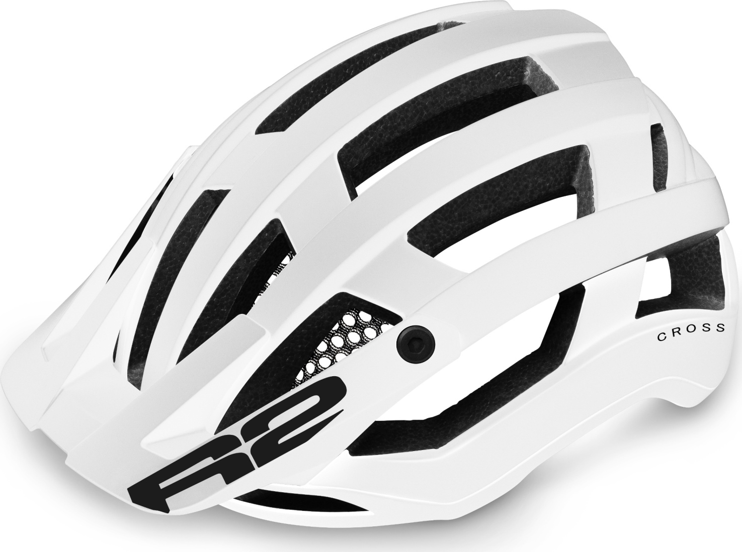 Cyklistická helma R2 Cross bílá Velikost: L