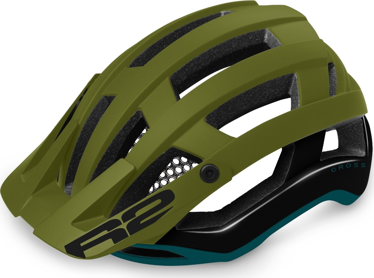 Cyklistická helma R2 Cross zelená Velikost: M
