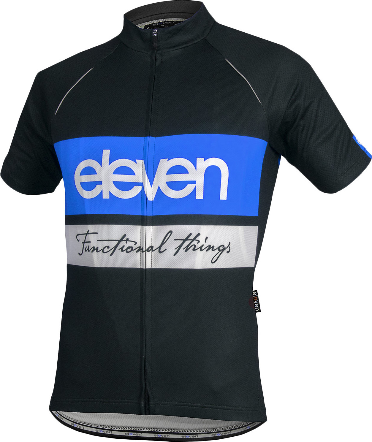 Pánský cyklistický dres ELEVEN Horizontal Blue Velikost: M