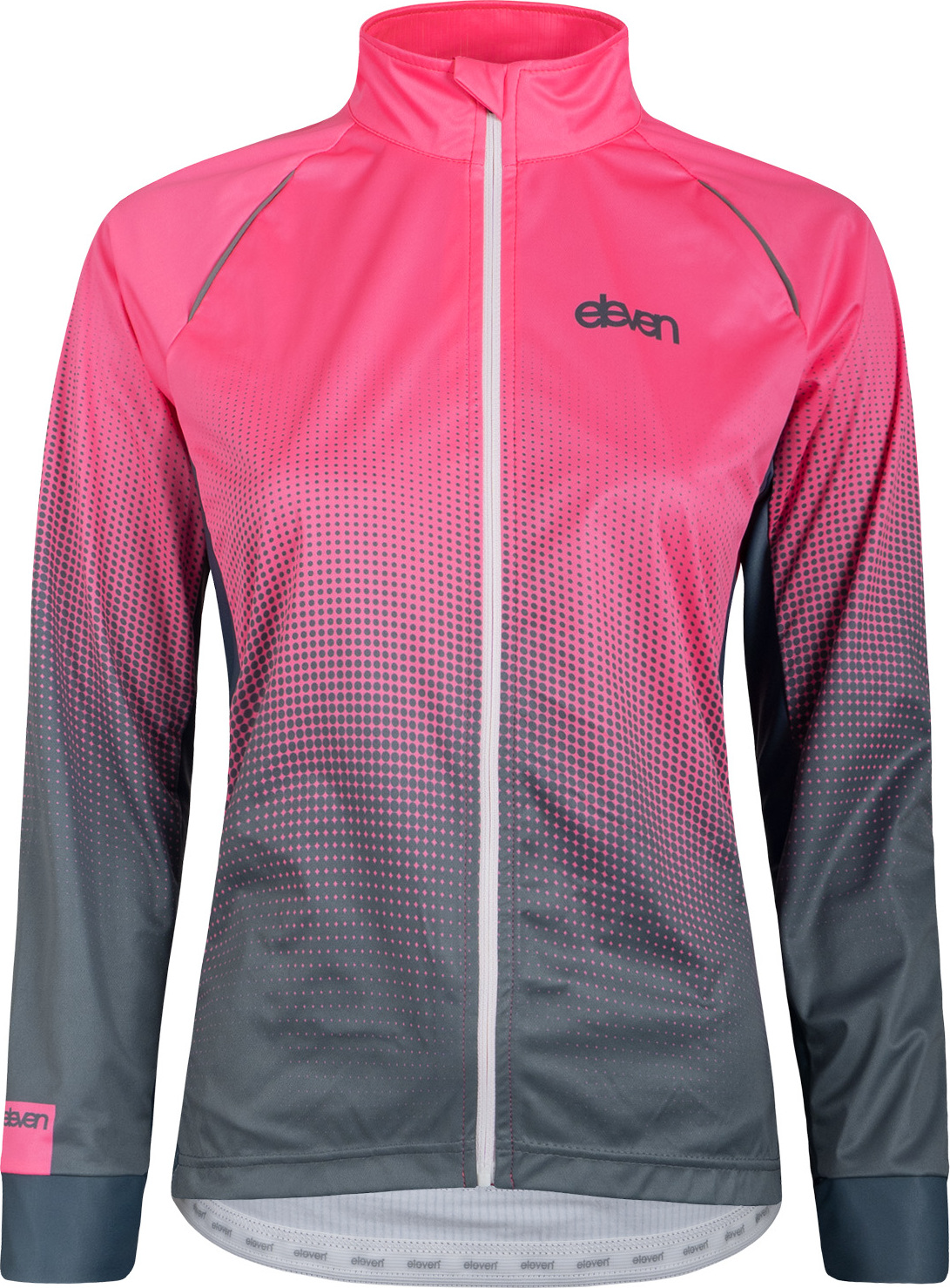 Dámská cyklistická bunda ELEVEN Combi Light Neo Pink Velikost: XS