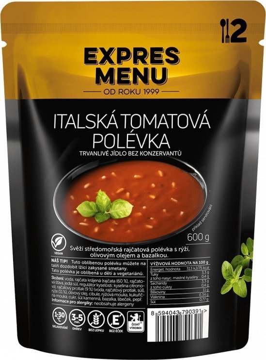 Italská tomatová polévka EXPRES MENU (2 porce)