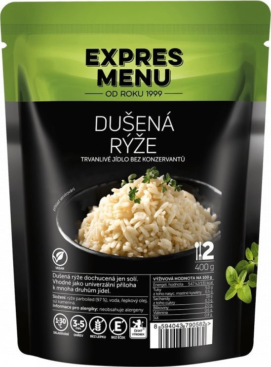 Dušená rýže EXPRES MENU (2 porce)