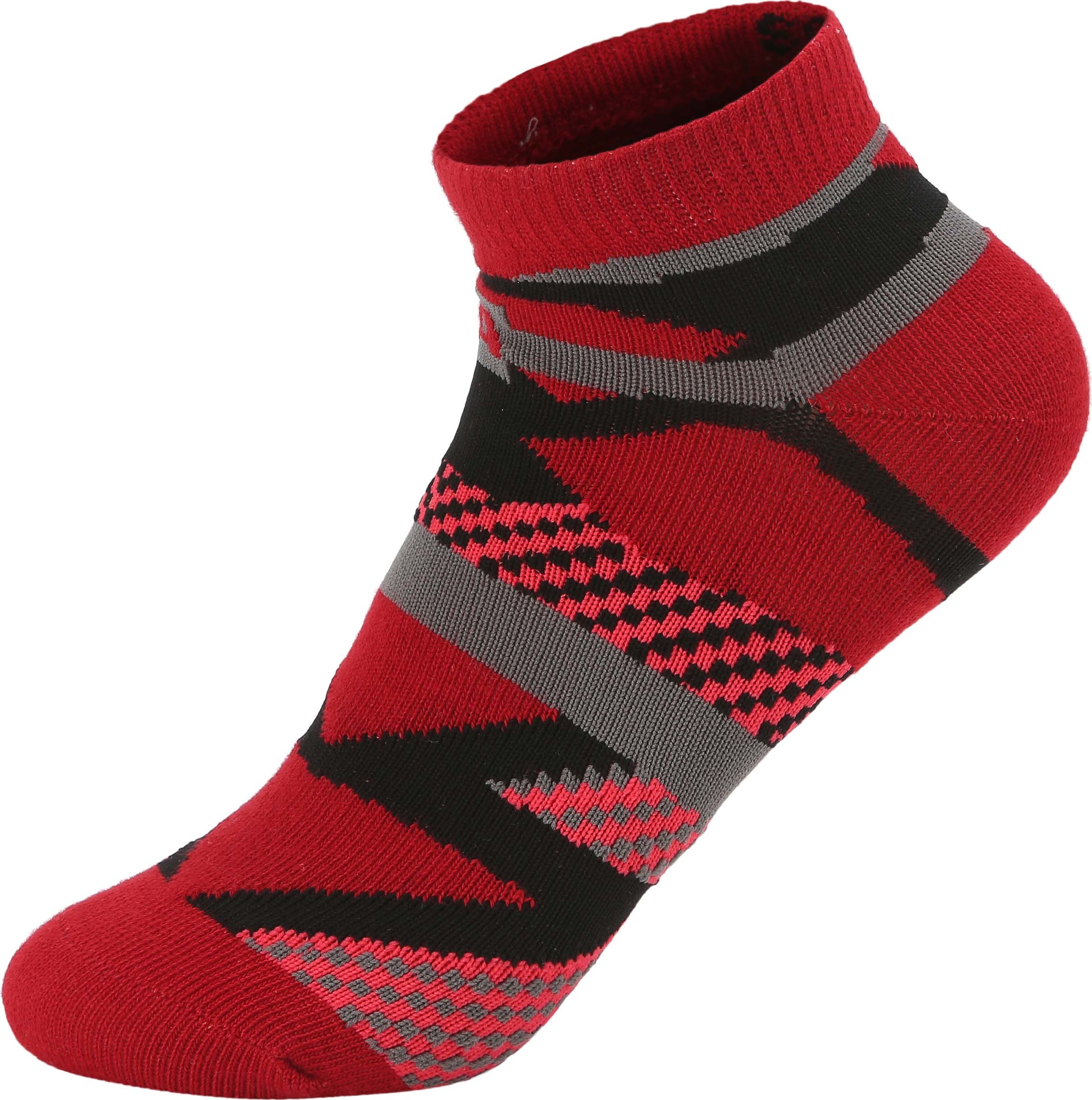 Dětské nízké ponožky ALPINE PRO Jerwo červené Velikost: L