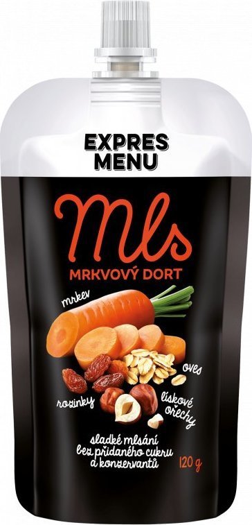 Svačinkový mls mrkvový dort EXPRES MENU (120 g)