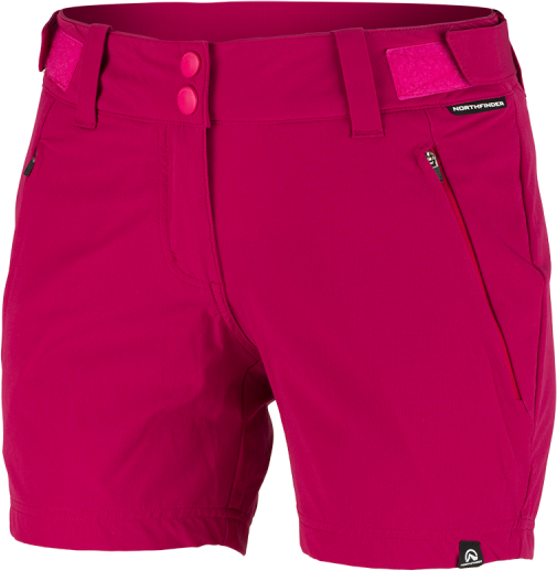Dámské trekingové šortky NORTHFINDER Charli růžové Velikost: M