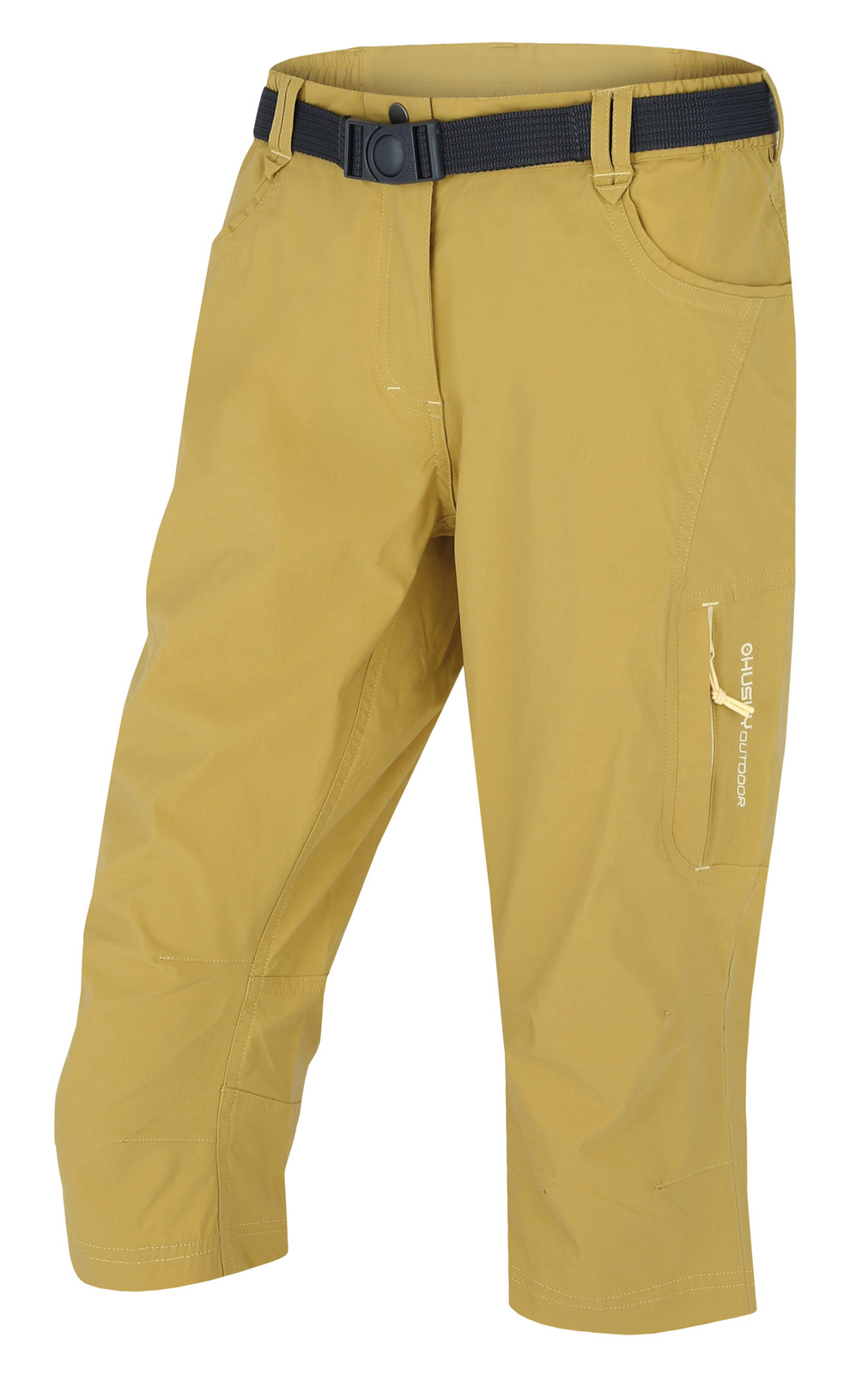 Dámské 3/4 outdoorové kalhoty HUSKY Klery L žlutozelená Velikost: M