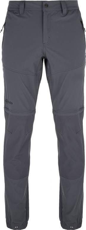 Pánské outdoorové kalhoty KILPI Hosio-m tmavě šedá Velikost: 3XL