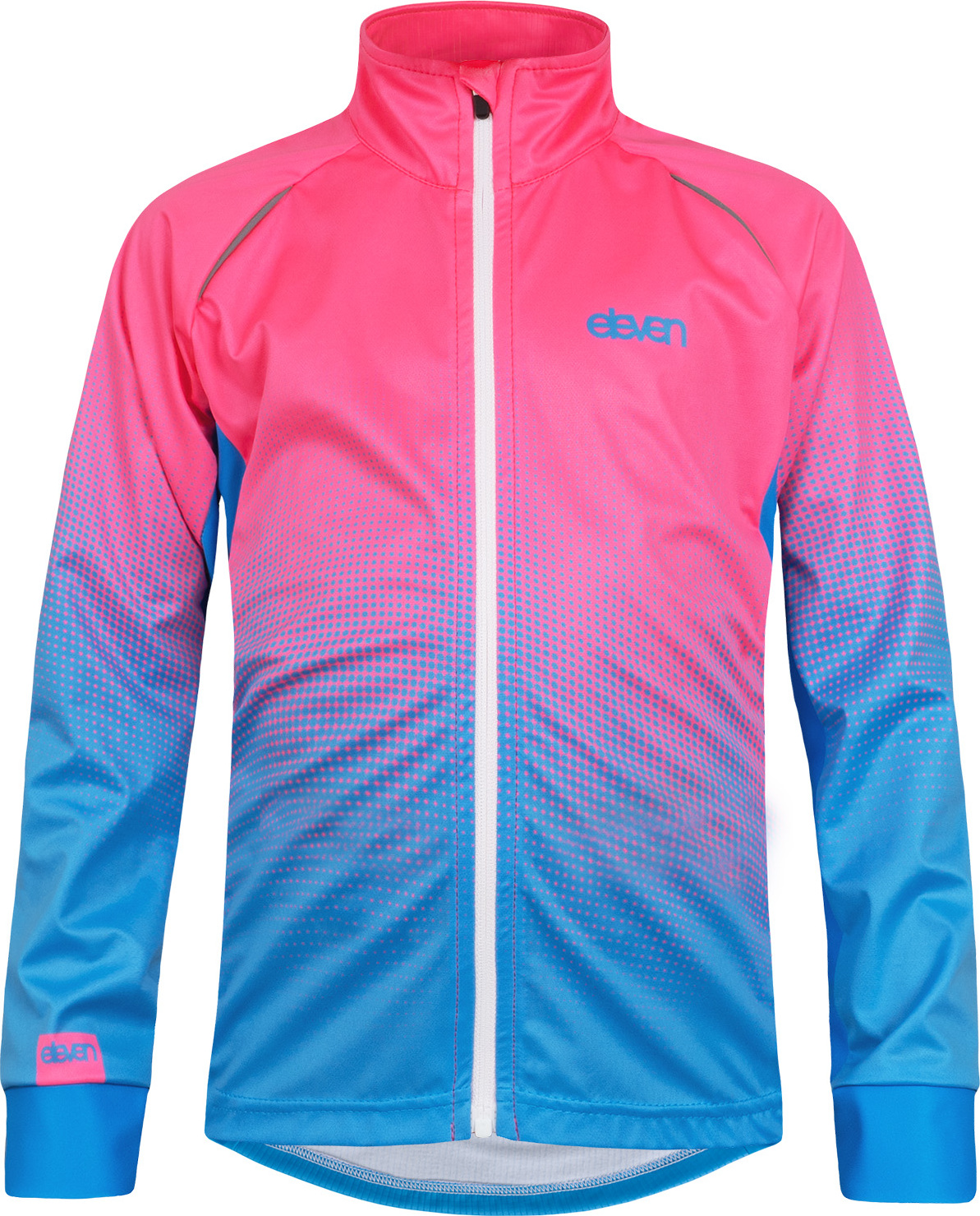 Dětská cyklistická bunda ELEVEN Neo Pink Velikost: 128-134