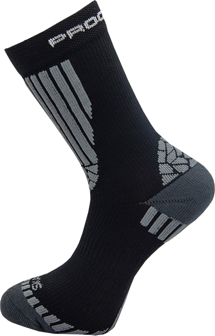 Funkční ponožky PROGRESS Inline Sox černá/šedá Velikost: 39-42