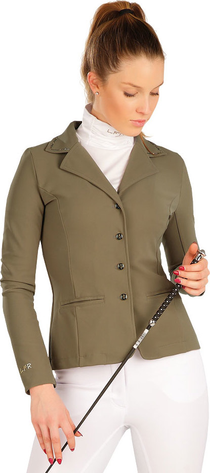 Dámské závodní sako LITEX FOR RIDERS khaki Barva: khaki, Velikost: M