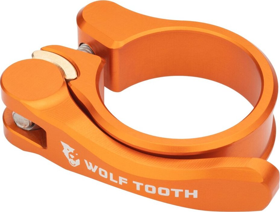 WOLF TOOTH sedlová objímka 31.8mm oranžová Quick Release