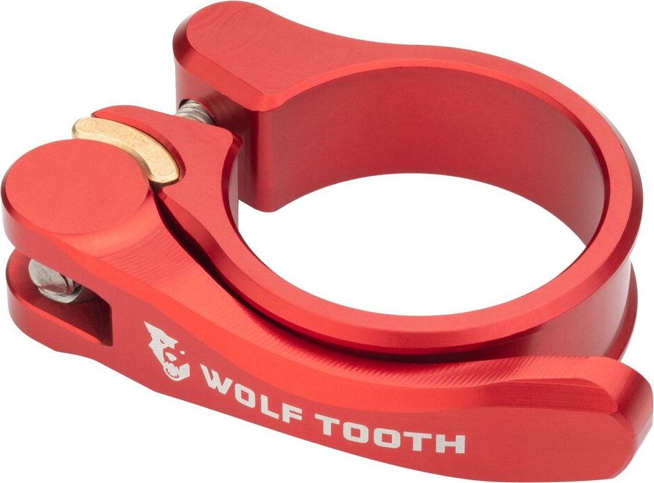 WOLF TOOTH sedlová objímka 31.8mm červená Quick Release