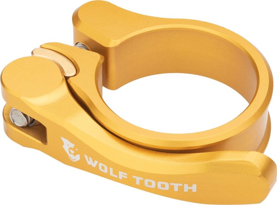 WOLF TOOTH sedlová objímka 31.8mm zlatá Quick Release