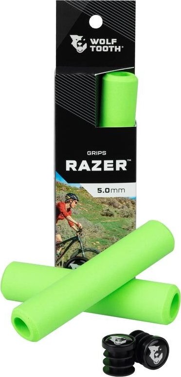 WOLF TOOTH gripy RAZER 5mm zelená