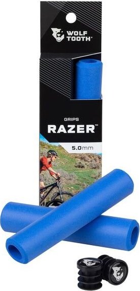 WOLF TOOTH gripy RAZER 5mm modrá