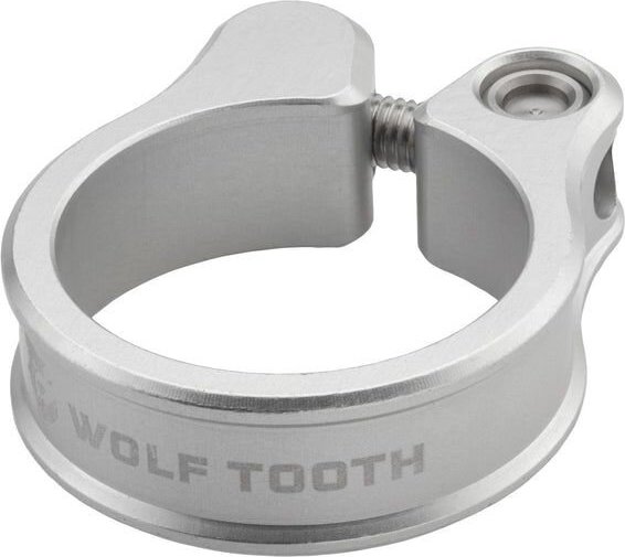 WOLF TOOTH sedlová objímka 31.8mm stříbrná