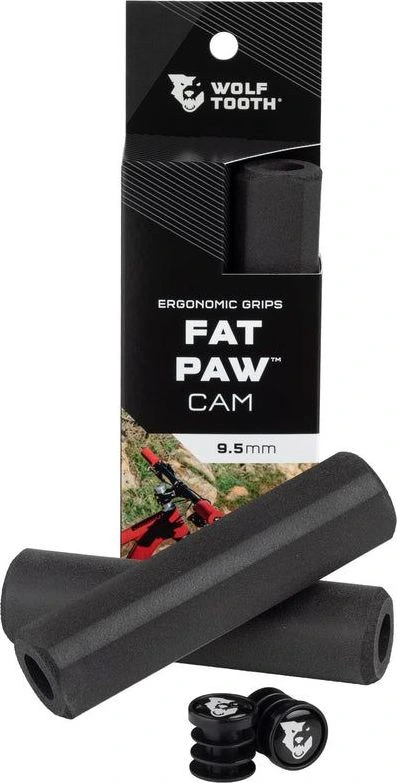 WOLF TOOTH gripy FAT PAW Cam 9.5mm černá