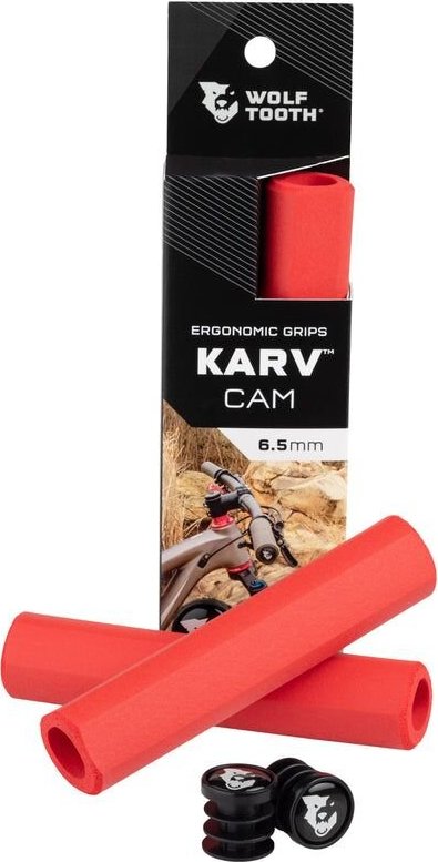 WOLF TOOTH gripy KARV Cam 6.5mm červená
