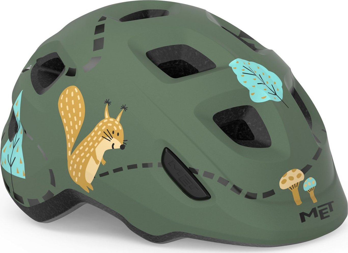 MET přilba HOORAY dětská zelená les -52/55