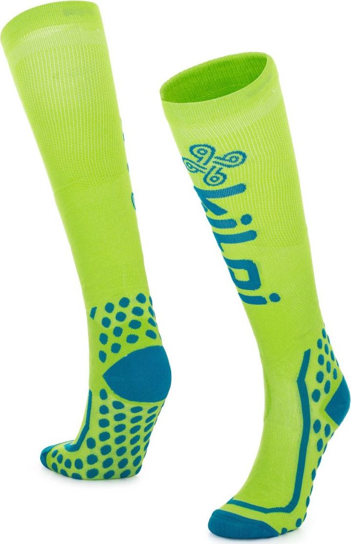 Unisex kompresní ponožky KILPI Compress zelené Velikost: 35