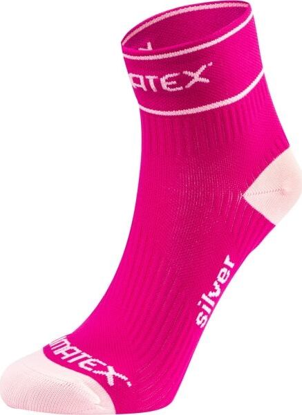 Unisex funkční ponožky KLIMATEX Levi růžové Velikost: 39-42