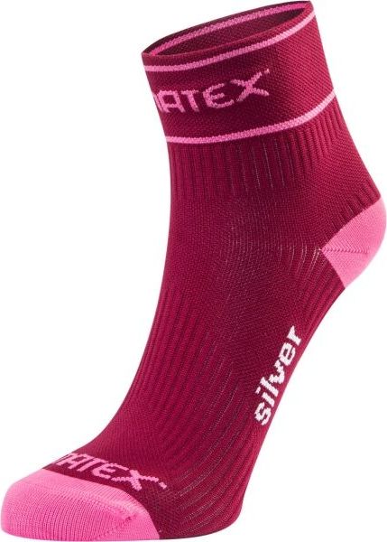 Unisex funkční ponožky KLIMATEX Levi růžové Velikost: 39-42