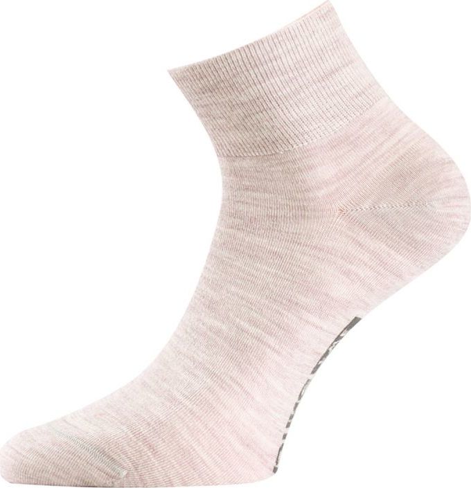 Unisex merino ponožky LASTING Fwe béžové Velikost: (42-45) L