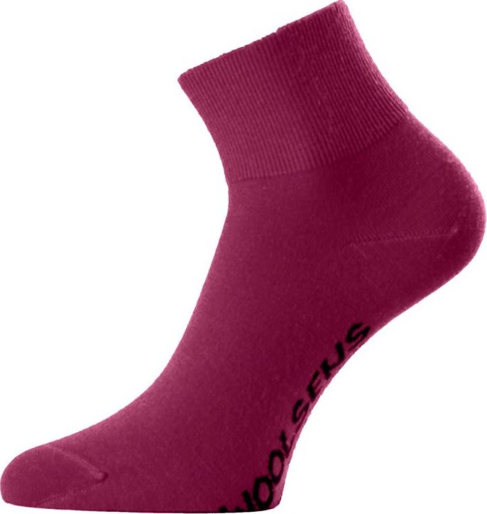 Unisex merino ponožky LASTING Fwb růžové Velikost: (42-45) L